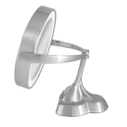 Zadro Next Generation 7 in. H X 7 in. W LED Vanity Mirror Satin Nickel Silver