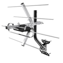 Monster Just Hook It Up Indoor and Outdoor HDTV/UHF/VHF Rooftop/Attic Antenna 1 pk