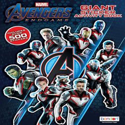Bendon Marvel Giant Sticker Activity Book Multicolored