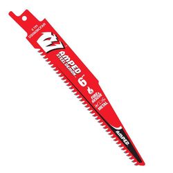 Diablo Amped Steel Demon 6 in. Carbide Tipped Fire & Rescue Reciprocating Saw Blade 8 TPI 10 pk