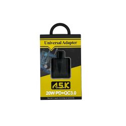 A.S.K 215 Black Wall A+C Adapter For Universal