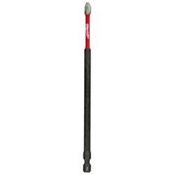Milwaukee Shockwave Phillips #2 X 6 in. L Screwdriver Bit Steel 1 pc