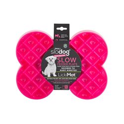 LickiMat Slodog Pink Puzzle Plastic Small Slow Feeder For Dogs
