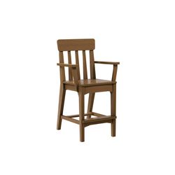 Breeo 5 pc Antique Mohagany Poly Lumber Dining Set