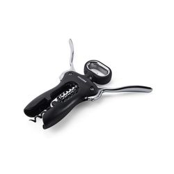 Houdini Black Stainless Steel Wing Corkscrew