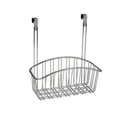 Spectrum Contempo 11.3 in. H X 6 in. W X 10.3 in. L Chrome Cabinet Door Organizer Silver
