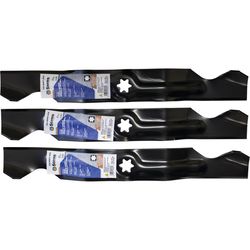 Stens 50 in. Mulching Mower Blade For Riding Mowers 3 pk