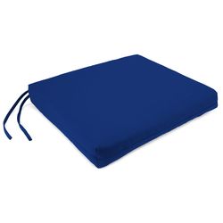 Jordan Manufacturing Blue Olefin Seat Pad 2 in. H X 19 in. W X 17 in. L