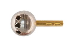 Danco Ball Replacement For Delta and Peerless 2.01 in. L X 0.99 in. W #212 Gold/Silver Stainless Ste