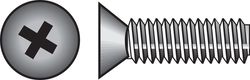 HILLMAN No. 6-32 Ga. X 1-1/2 in. L Phillips Flat Head Stainless Steel Machine Screws 100 pk