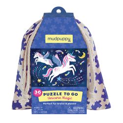Mudpuppy Puzzle To Go Multicolored 36 pc