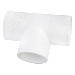 Charlotte Pipe Schedule 40 3/4 in. FPT X 3/4 in. D FPT PVC Threaded Tee 1 pk