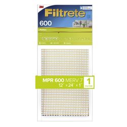 Filtrete 12 in. W X 24 in. H X 1 in. 7 MERV Pleated Air Filter 1 pk
