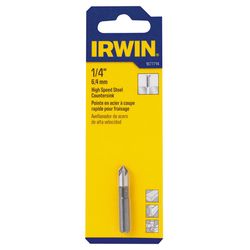 IRWIN 1/4 in. D X 1-17/32 in. L High Speed Steel Countersink 1 pc