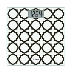 Taylor 400 lb Digital Bathroom Scale White/Black