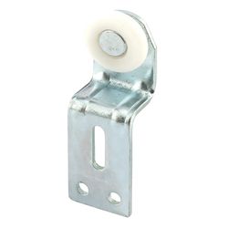 Prime-Line 1 in. D X 1/4 in. L Mill Plastic/Steel Wardrobe Door Roller Assembly 2 pk