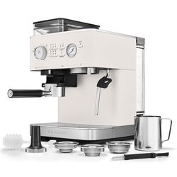 KitchenAid 2.5 L Porcelain White Espresso Maker
