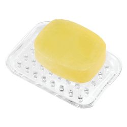 iDesign 3.5 in. L X 5.5 in. W X 0.5 in. H Plastic Soap Dish