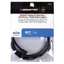 Monster Just Hook It Up 6 ft. L Digital Optical Toslink Cable