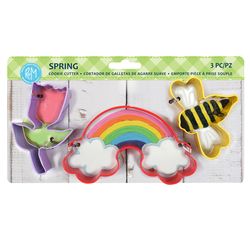 R&M International Corp Cookie Cutter Set Multicolored 3 pc