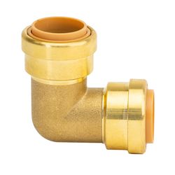 QuickFitting Push to Connect 3/4 in. PF in. Brass 90 Degree Elbow