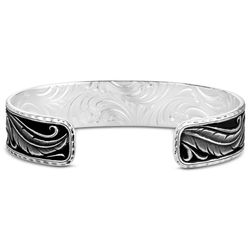 Montana Silversmiths Women's Along the Way Cuff Bracelet One Size Fits Most