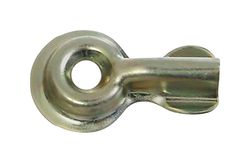 National Hardware Zinc-Plated Gray Steel Half Turn Button 1-1/4 in. L X 1.25 in. H 4 pk