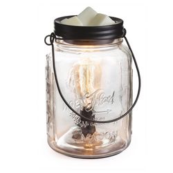 Candle Warmers Clear Black Scent Candle Wax Warmer