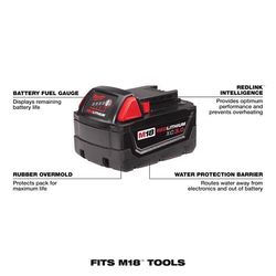 Milwaukee M18 REDLITHIUM XC 3 Ah Lithium-Ion Battery Pack 1 pc