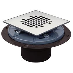 Sioux Chief 2 in. D Polished ABS Shower Pan Drain