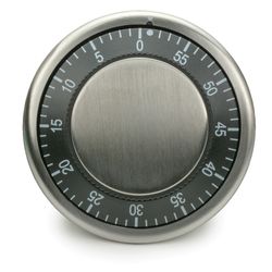 RSVP International Endurance Analog Stainless Steel Kitchen Timer