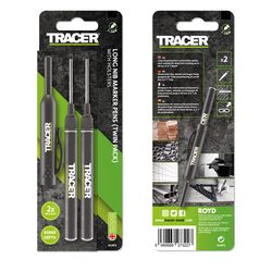 Tracer 8 in. L Long Nib Deep Hole Marker Black 2 pc