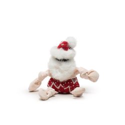 Allure Pet Huggle Hounds For Dog Red/White Beach Bum Santa Dog Bone Small 1 pk