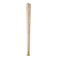 Waddell 15-1/2 in. H Round Tapered Wood Table Leg