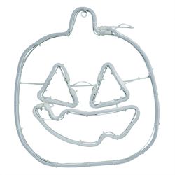 Alpine Pumpkin with Purple Face Halloween Decor