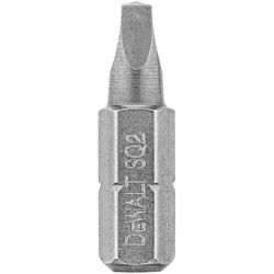 DeWalt Square Recess #2 X 1 in. L Screwdriver Bit Heat-Treated Steel 2 pc