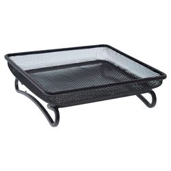 Backyard Essentials Wild Bird and Finch Steel Deck and Ground Tray Platform Bird Feeder