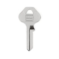 Hy-Ko Home Padlock Key Blank Single For Ace Padlock Silver