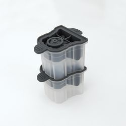 Tovolo Black/Clear Plastic/Silicone Ice Mold