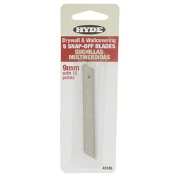Hyde 9 in. W Steel Snap Off Replacement Blades