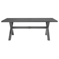 Signature Design by Ashley Elite Park Gray Rectangular Aluminum Casual Dining Table