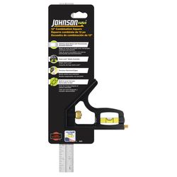 Johnson 12 in. L X 4-3/4 in. H Stainless Steel Combination Square