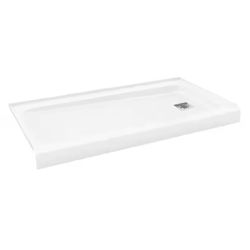 Bootz 3 in. H X 30 in. W X 60 in. L White Shower Base