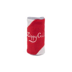 ZippyPaws Squeakie Can For Dog Red/White Plush Zippy Cola Dog Toy Large 1 pk