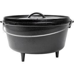 Lodge Cast Iron Dutch Oven 12 in. 8 qt Black