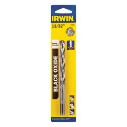 Irwin 13/32 in. X 5-1/4 in. L High Speed Steel Drill Bit Straight Shank 1 pc