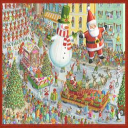 Ravensburger Here Comes Christmas Puzzle Multicolored 500 pc