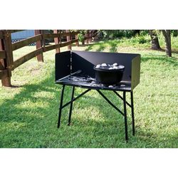 Lodge Black Camp Table 35.5 in. H X 31.4 in. W X 15.9 in. L 1 pc