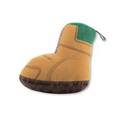 Pet Shop by Fringe Studio For Dog Brown/Green Plush Watch Your Step Dog Toy 1 pk