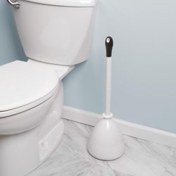 PlumbCraft Toilet Plunger 6 in. L X 4 in. D